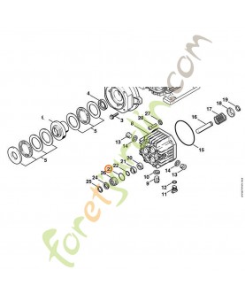 Joint torique 27x2 stihl référence 9645-945-7783