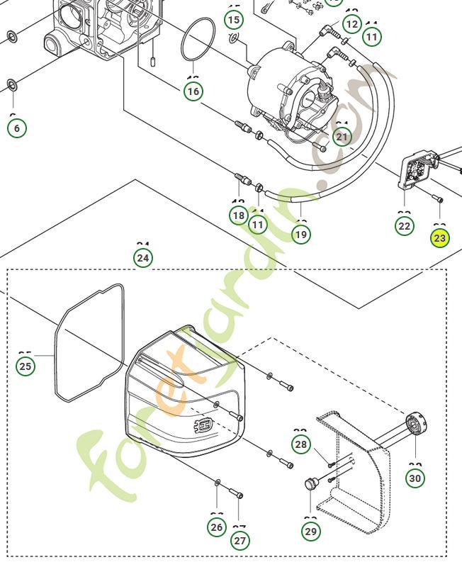 Vis ihscfmo réf. Husqvarna 579255101