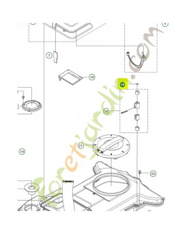 Rondelle de blocage 510747000 - Pièce de détachée Husqvarna