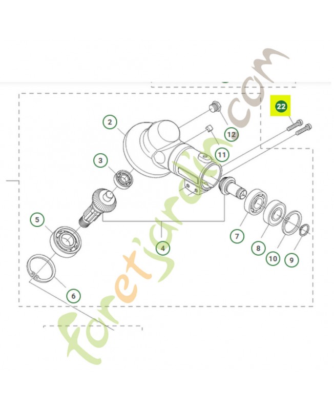 Vis 503200325- Pièce de détachée Husqvarna