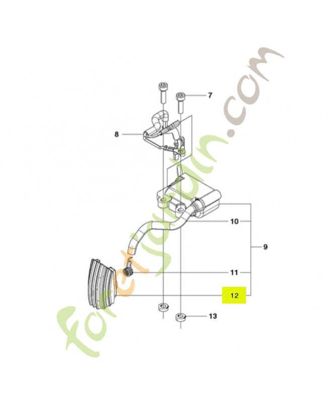 Capuchon 521610001 - Pièce de détachée Husqvarna