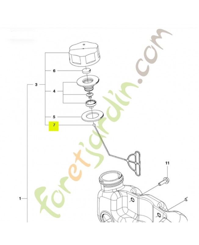 Filtre 506746801 - Pièce de détachée Husqvarna