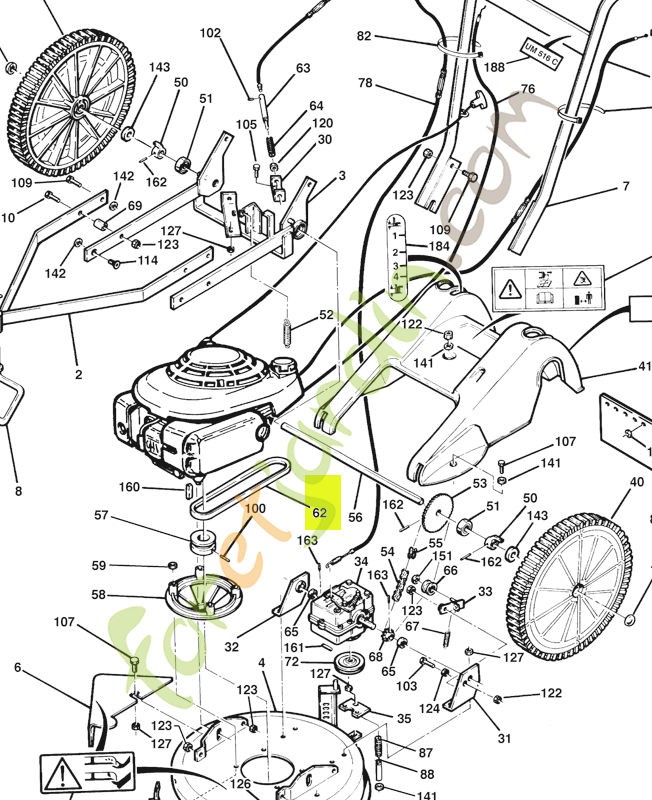 Courroie réf. Honda PB13466
