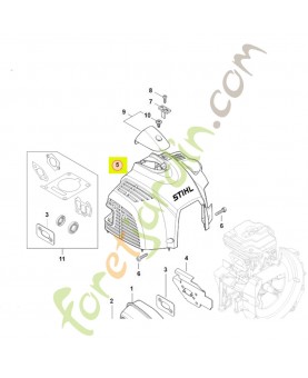 Capot 4147-080-1612- Pièce détachée Stihl