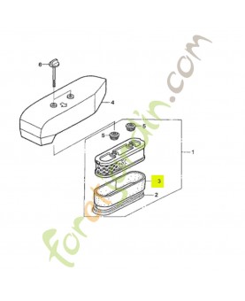 Filtre, exterieur réf. Honda 17218ZE7W02