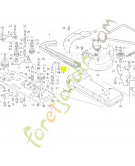 Rondelle (16x8.4x1.6) réf. Honda 80028Y09003