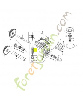 Pignon de commande réf. Honda 23421V18650