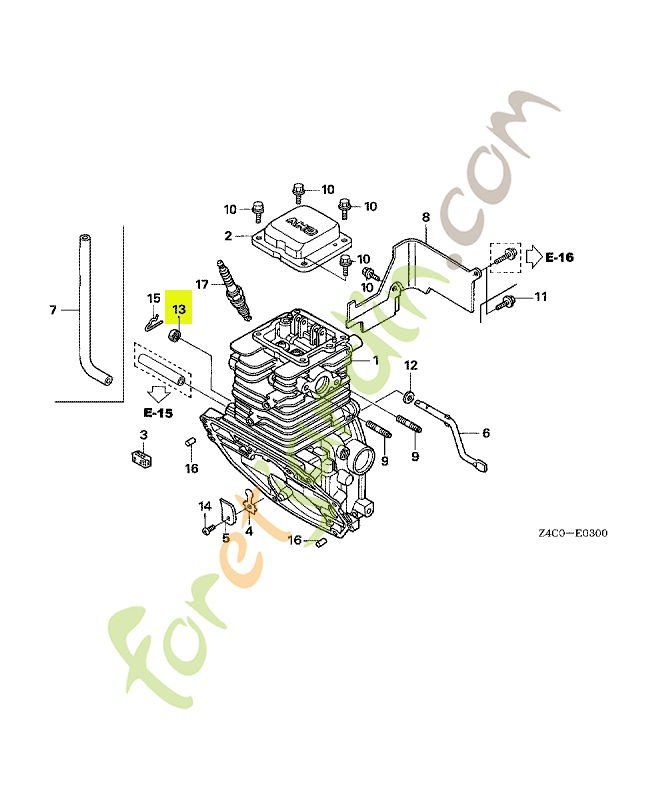 Joint d'etancheite d'huil réf. Honda 91231ZC3003