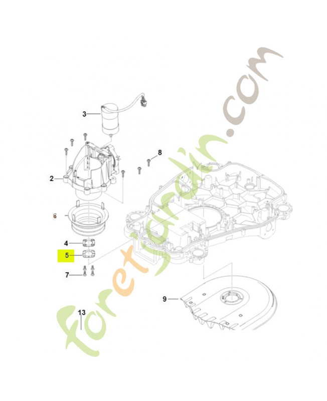 Rondelle IA01-708-9300 - Pièce détachée Stihl / Vicking