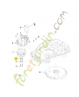 Silent-bloc IA01-706-6400- Pièce détachée Stihl