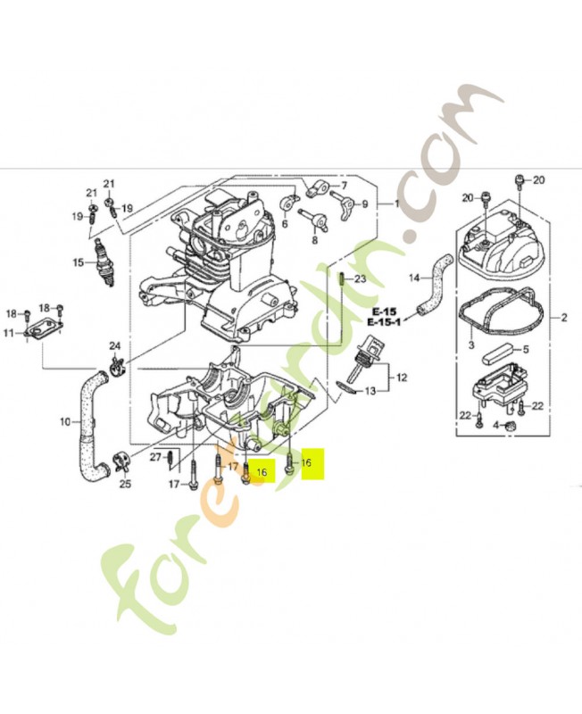 Boulon de douille, 5x20 réf. Honda 90009Z3E901
