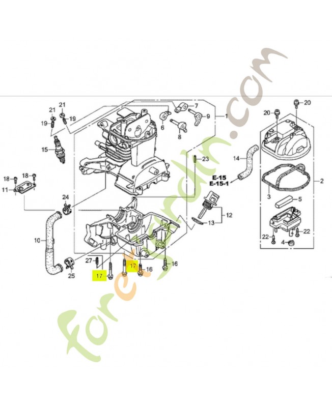Boulon de douille, 5x30 réf. Honda 90010Z0H003