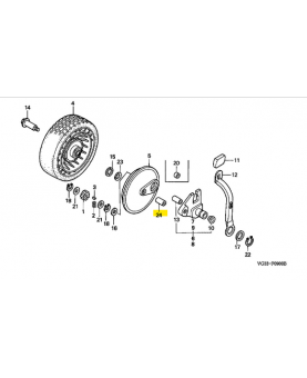Collier de poussee réf. Honda 91553VG3B00