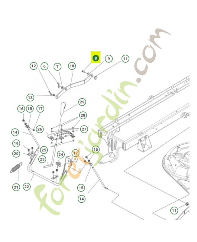 Boulon hexagonal réf. 547403241