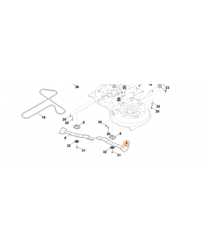 lame stihl référence 6160-702-0110