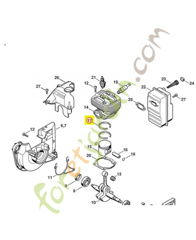Segment d 49 référence 1127-034-3006- Pièce de détachée Sithl