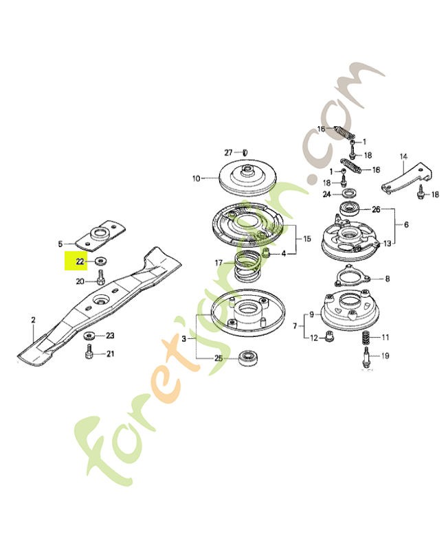 Rondelle, 10x30x3.5t réf. Honda 90401880000