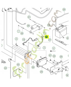 Interrupteur 12v  référence 590732101 - Pièce détachée Husqvarna