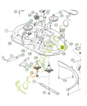 Boulon référence 596136401. Pièce détachée Husqvarna