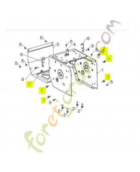 Vis - Réf. Husqvarna 817000512 | ForetJardin