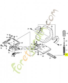 Rondelle (32x8.5x2.5) réf. Honda 80036Y09003