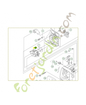 carburateur assemblé husqvarna référence 581167501