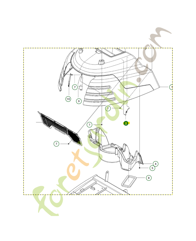 Ressort husqvarna référence 504124101