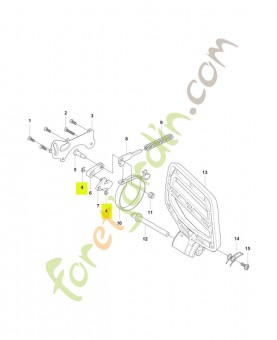 Clips 587377701 - Pièce détachée Husqvarna