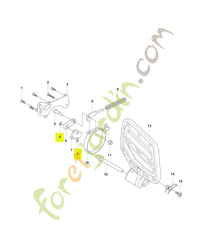 Clips 587377701 - Pièce détachée Husqvarna