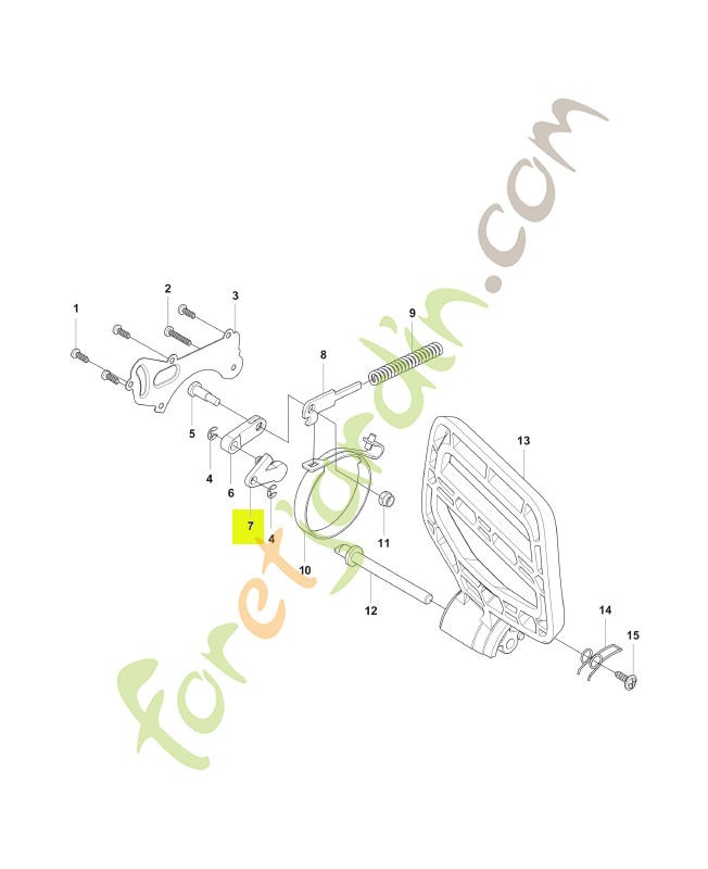 Maillon d'entrainement 582488701  - Pièce détachée Husqvarna