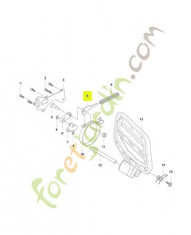 Plaque 585594401 - Pièce détachée Husqvarna