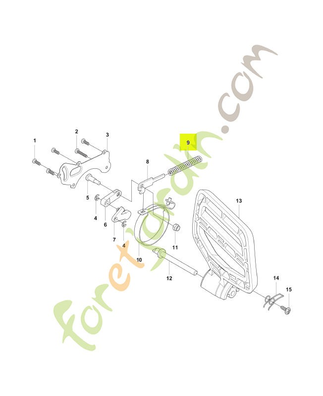 Ressort 585590501- Pièce de détachée Husqvarna
