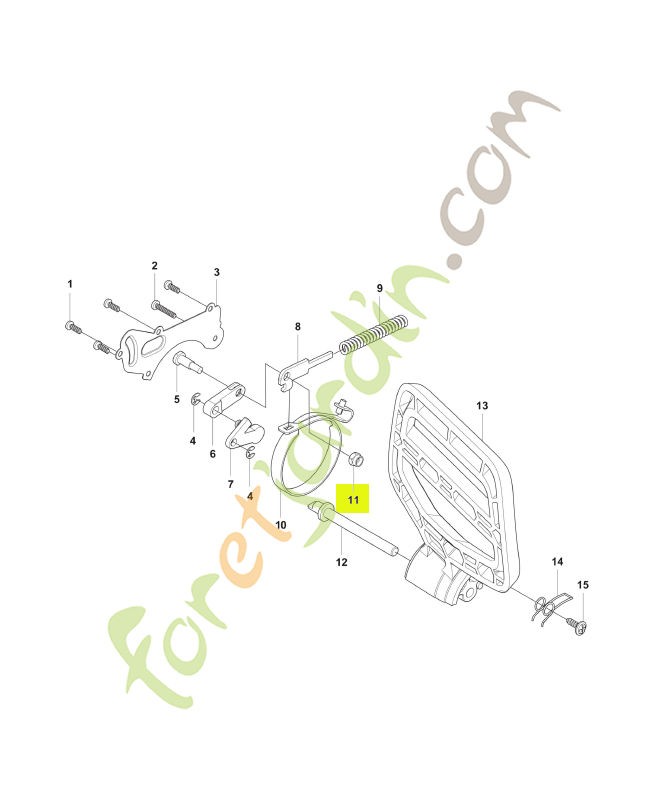 écrou 586902701- Pièce détachée Husqvarna