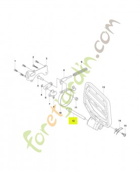 Pivot - Réf. 546865801-Pièce détachée Husqvarna