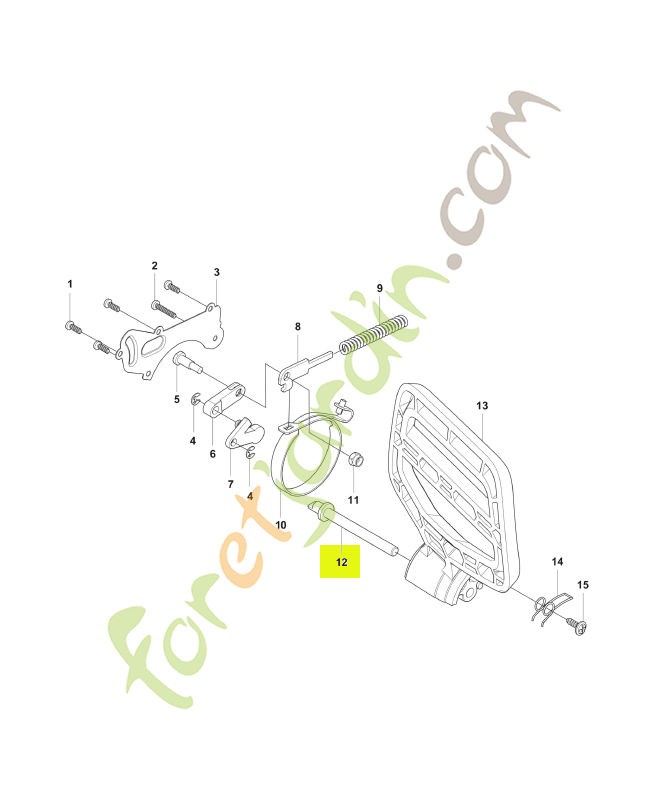 Pivot - Réf. 546865801-Pièce détachée Husqvarna