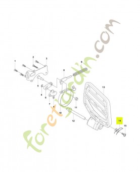 Ressort 587600101- Pièce de détachée Husqvarna