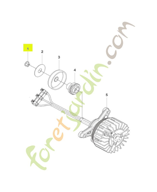 Circlips 574797701 - Pièce détachée Husqvarna