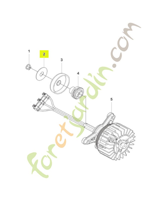 Rondelle 585602001- Pièce de détachée Husqvarna