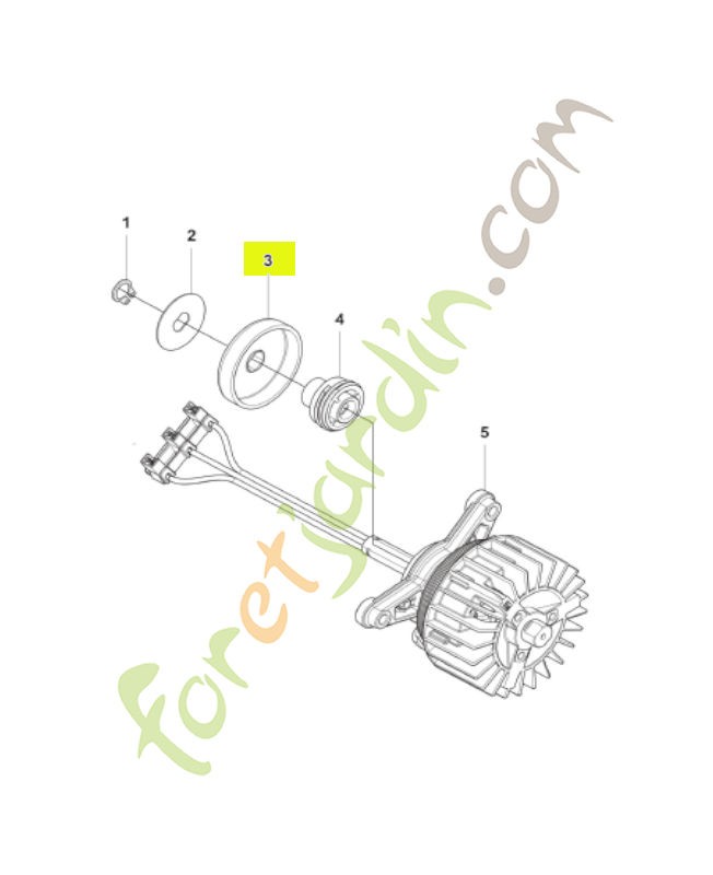 Pignon référence 546865901-Pièce détachée Husqvarna