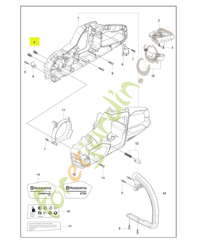 Vis 587426601- Pièce de détachée Husqvarna