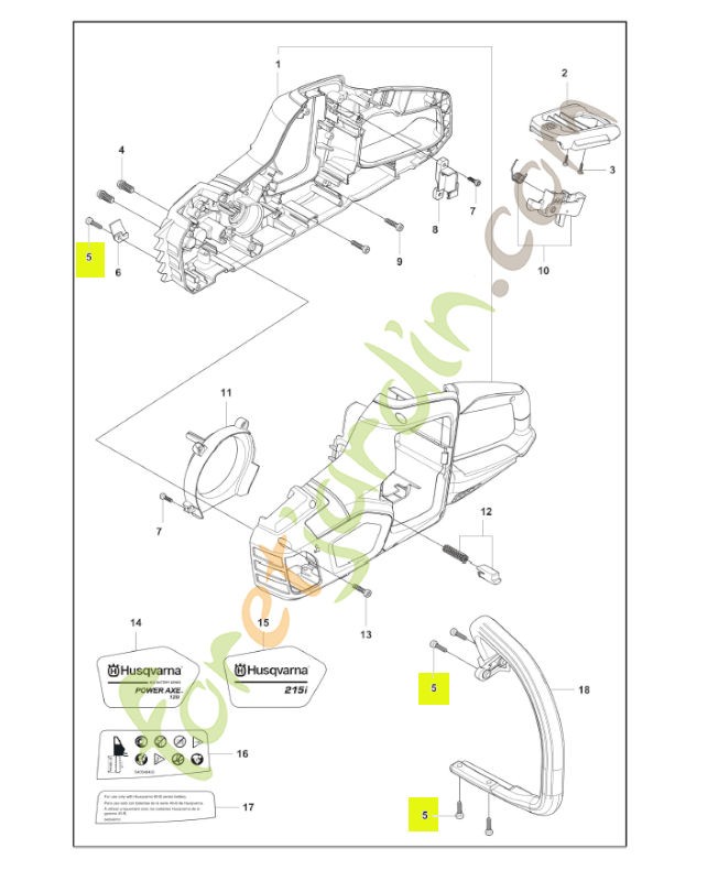 Vis 585592501- Pièce de détachée Husqvarna