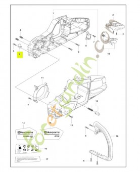 Arret de chaine référence 505288501 - Pièce de détachée Husqvarna