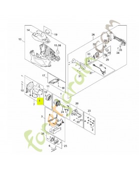 Carter en volute FA01-602-0300. Pièce détachée Stihl