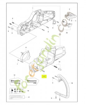 vis 585819002 . Pièce de rechange Husqvarna