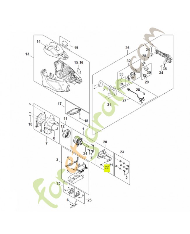 Vis cylindrique IS-D6x35 9075-478-4720. Pièce de rechange Sithl