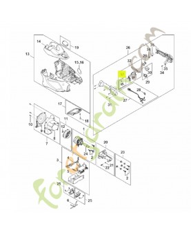 Jeu de pièces de fixation FA01-007-1320. Pièce détachée Stihl