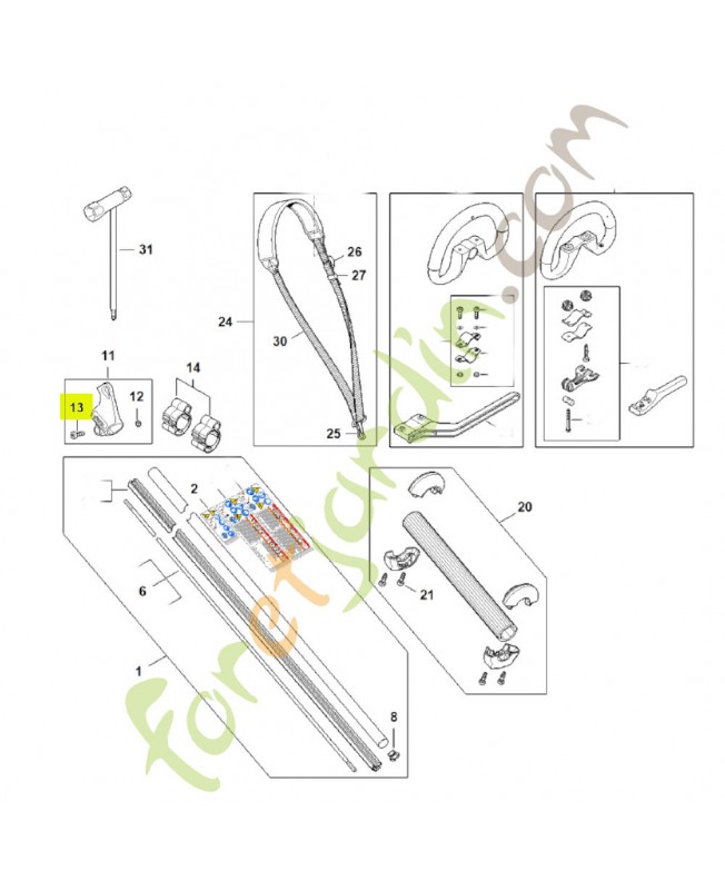Vis cylindrique is m5 x 16 9022-341-0980 - Pièce détachée Stihl