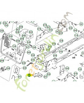 Vis 5/16-18x1 817060516. Pièce de rechange Husqvarna Remplace référence 593337901