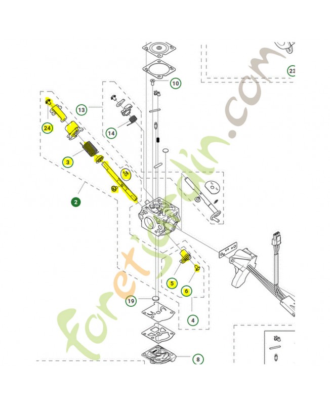 Kit carburateur husqvarna ref. 577954901 en stock