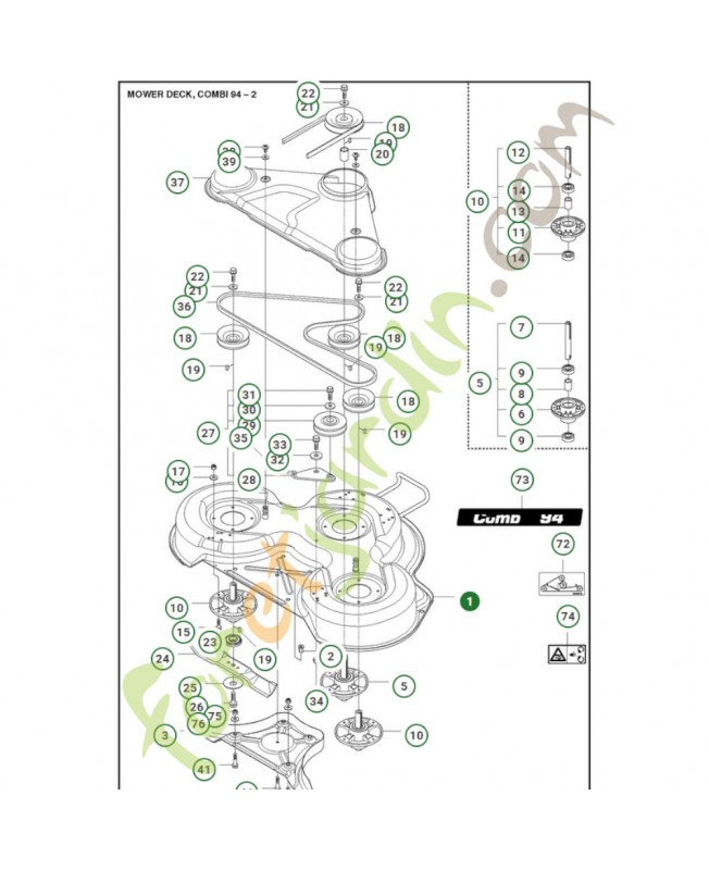 Carter 581117611 - Pièce détachée Husqvarna